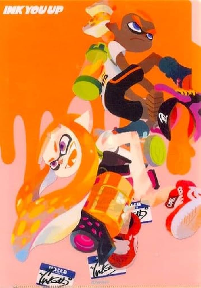 スプラトゥーン2 クリアファイル Amazon.co.jp: ｽﾌﾟﾗﾄｩｰﾝ クリアファイル ボーイ＆ガール
